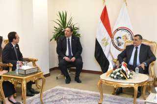 وزير الإنتاج الحربي  يستقبل...