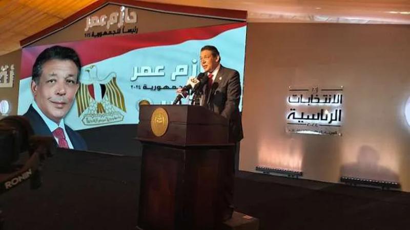 المرشح الرئاسي حازم عمر