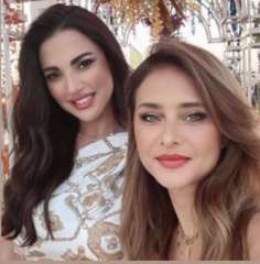 درة تهنئ نيللي كريم بعيد...