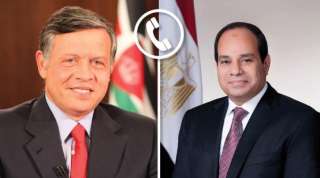 ملك الاردن يهنىء الرئيس السيسى...