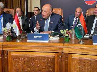 وزير الخارجية يلقي كلمة مصر...