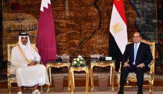 أمير قطر يهنئ الرئيس السيسى...