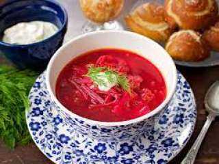 شوربة البورش الروسية