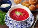 شوربة البورش الروسية