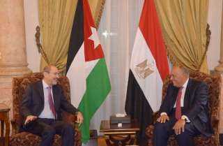 وزيرا خارجية مصر والأردن يناقشان...