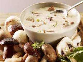 شوربة كريمة بالمشروم