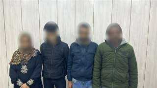 حبس سيدة وثلاثة أشخاص لقيامهم...