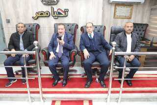 محافظ المنوفية يتابع عبر الشبكة...