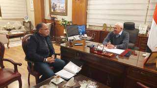 محافظ بورسعيد يستقبل الأستاذ عادل...