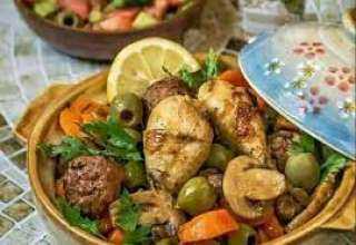 طاجن دجاج بالزيتون جزائري مع...