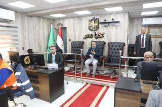 محافظ المنوفية يتابع عبر الشبكة...
