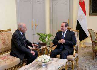 الرئيس السيسى يستقبل أمين عام...