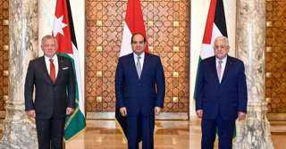 قمة مصرية أردنية فلسطينية بمدينة...