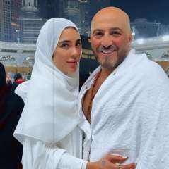 مجدي الهواري ودنيا عبد المعبود...