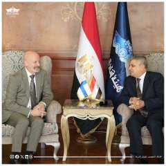 الفريق أسامة ربيع يلتقي السفير...