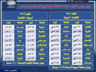 السكة الحديد : تشغيل خدمة...