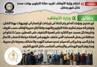 الحكومة تنفى اعتزام وزارة الأوقاف...