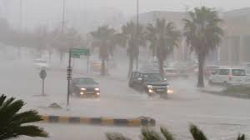 خريطة سقوط الأمطار الغزيرة غدا