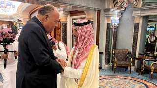 وزير الخارجية يستقبل نظيره السعودى.....