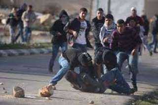 إصابة شاب فلسطينى برصاص الاحتلال...