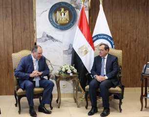 وزير البترول يستقبل الرئيس التنفيذى...
