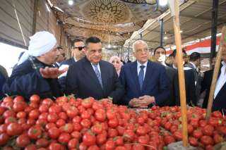 وزير التنمية المحلية ومحافظ الجيزة...