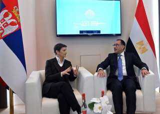رئيس الوزراء يلتقي نظيرته الصربية...