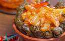 طبخ طاجن ورق عنب بالكوارع