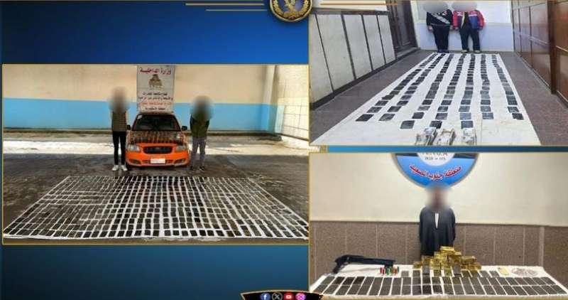 ضبط كميات من المواد والأقراص المخدرة بحوزة عناصر إجرامية