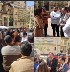 مساعد وزير الإسكان ونائبة محافظ...