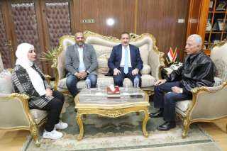 محافظ المنوفية يلتقي مستشار رئيس...