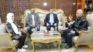 محافظ المنوفية يلتقي مستشار رئيس...