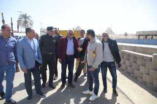 محافظ الجيزة يتابع ميدانيآ نسب...