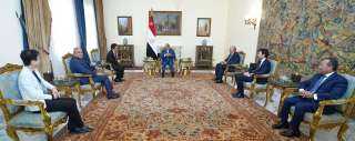 الرئيس السيسي يستقبل مدير عام...