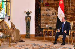 الرئيس السيسى يستقبل مستشار الأمن...