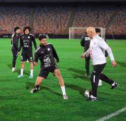 منتخب مصر يواصل تدريباته استعدادا...