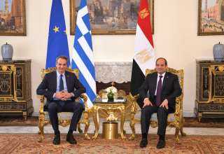 الرئيس السيسى يستقبل رئيس وزراء...