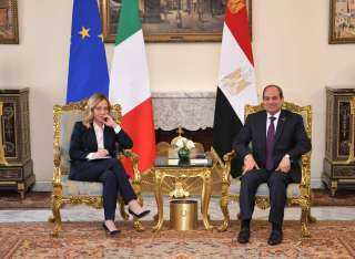 الرئيس السيسي يستقبل رئيسة الوزراء...