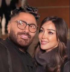 ” تامر حسني وبسمة بوسيل”...