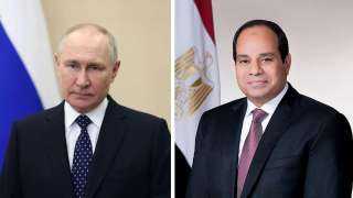الرئيس السيسى يهنئ فلاديمير بوتين...