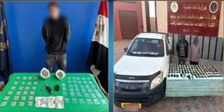 ضبط كميات من المواد والأقراص...