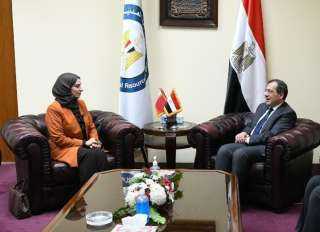 وزير البترول يستقبل سفيرة مملكة...