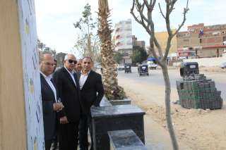 محافظ الجيزة يتفقد أعمال تطوير...