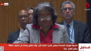 مندوبة أمريكا بمجلس الأمن: اعتماد...