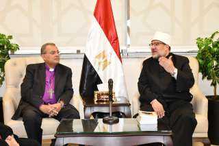 القس الدكتور أندريه زكي وقيادات...