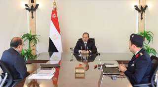 الرئيس السيسى يتابع نسب تنفيذ...