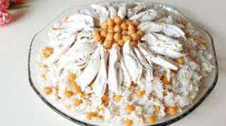 رمضان 2024..ارز بالحمص بالدجاج