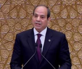 شاهد.. الرئيس السيسي يوجه الشكر...