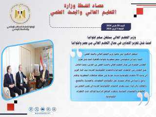 حصاد أنشطة وزارة التعليم العالي...