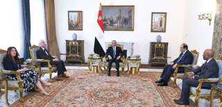 الرئيس السيسي يستقبل رئيس وكالة...